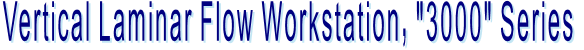 Vertical Laminar Flow Workstation, "3000" Series Vertical Laminar Flow Workstation, "3000" Series